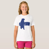 finland Beer finse nationale dierenvlag T-shirt (Voorkant volledig)
