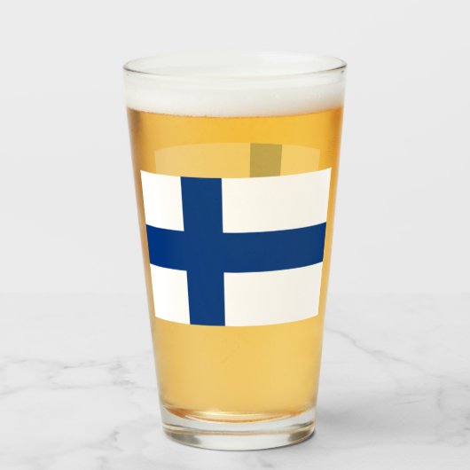 FINLAND BEER GLASS GLAS (Voorkant gevuld)