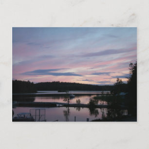 Finland bij Zonsondergang Briefkaart