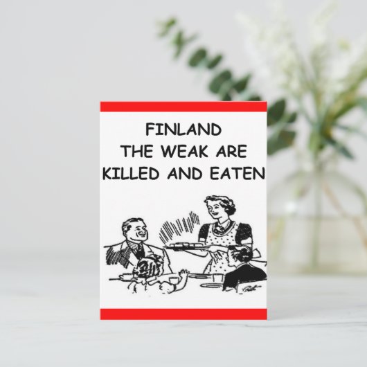 FINLAND BRIEFKAART (Staand voorkant)