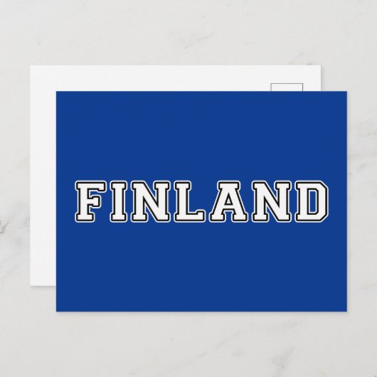 Finland Briefkaart (Voorkant / Achterkant)
