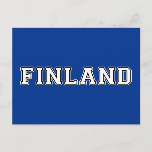 Finland Briefkaart (Voorkant)