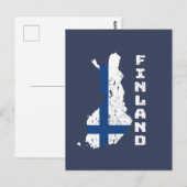 Finland Briefkaart (Voorkant / Achterkant)