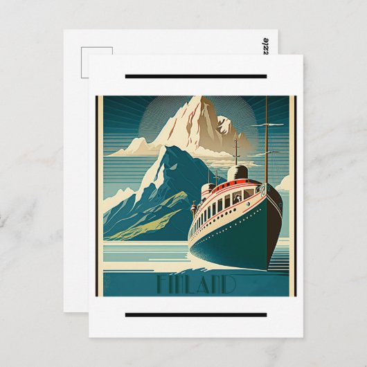 Finland Briefkaart voor reizen (Voorkant / Achterkant)