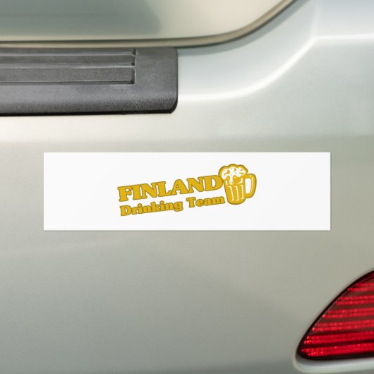 FINLAND BUMPERSTICKER (Op auto)