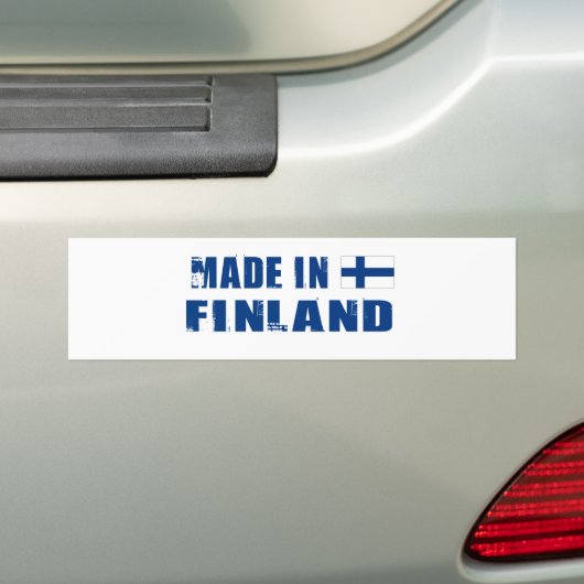 FINLAND BUMPERSTICKER (Op auto)
