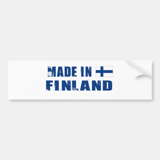 FINLAND BUMPERSTICKER (Voorkant)