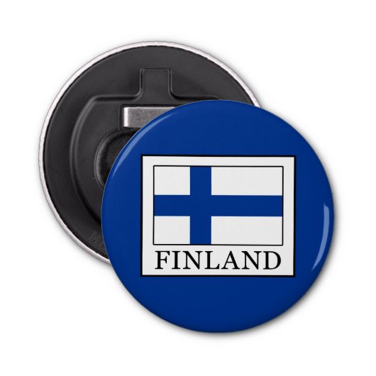 Finland Button Flesopener (Voorkant)