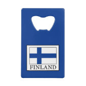 Finland Creditkaart Flessenopener (Voorkant)