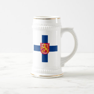Finland Cross & Arms Stein Bierpul