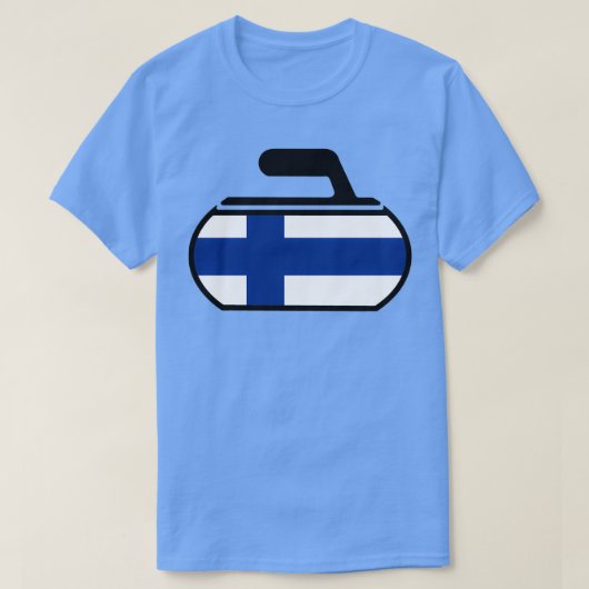 Finland Curling T-shirt (Design voorkant)