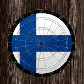 Finland: Dartboard en Fins/spelboard Dartbord