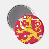 finland embleem magneet (Voorkant / Achterkant)