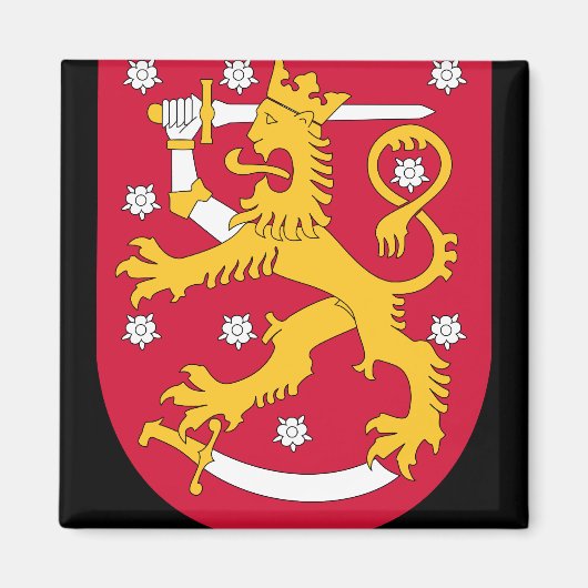finland embleem magneet (Voorkant)