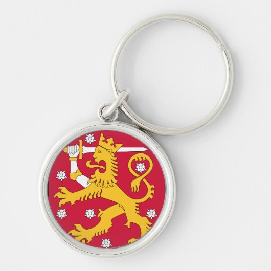finland embleem sleutelhanger (Voorkant)