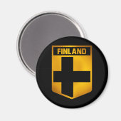 Finland Emblem Magneet (Voorkant / Achterkant)