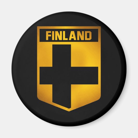 Finland Emblem Magneet (Voorkant)