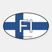 Finland Euro Sticker (Voorkant)