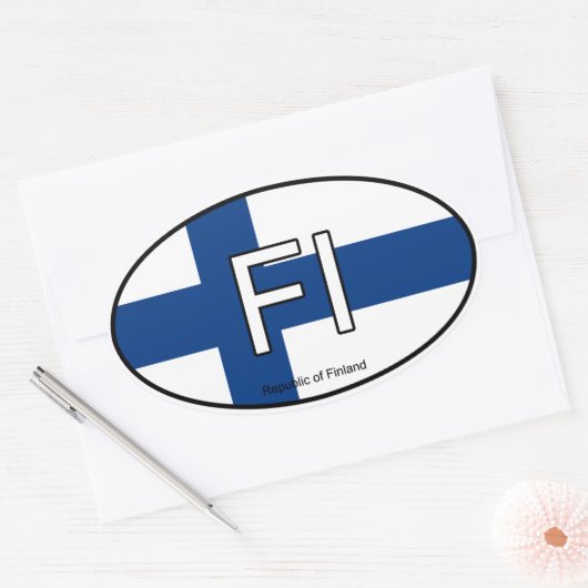 Finland Euro Sticker (Envelop)