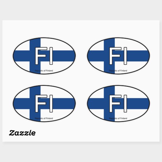 Finland Euro Sticker (Vel)