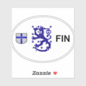 Finland Eurodecal Sticker (Vel)