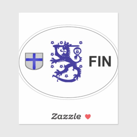 Finland Eurodecal Sticker (Vel)