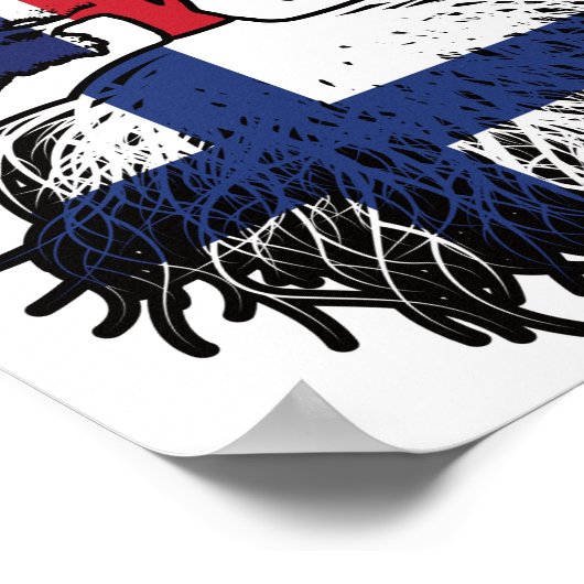 Finland Finland Verenigd Koninkrijk Verenigd Konin Poster (Hoek)