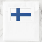 Finland - Finse vlag Rechthoekige Sticker (Tas)