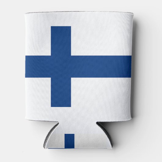 Finland Flag Blikjeskoeler (Voorkant)
