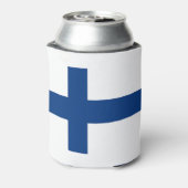 Finland Flag Blikjeskoeler (Blikje Achterkant)