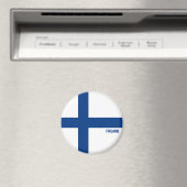 Finland Flag Charming Patriotic Magneet (Insitu (Vaatwasser))