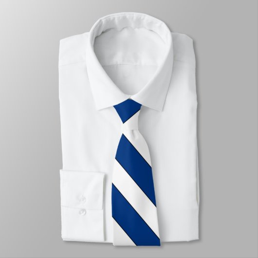 Finland Flag Colors Elegant Stropdas (Gebonden)