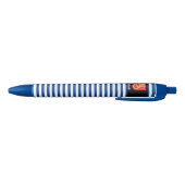 Finland Flag Cute Patriotic Zwarte Inkt Pen (Bodem)