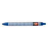 Finland Flag Cute Patriotic Zwarte Inkt Pen (Voorkant)