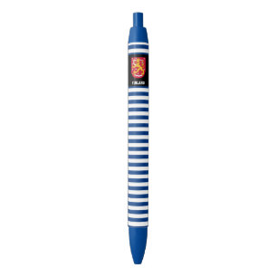 Finland Flag Cute Patriotic Zwarte Inkt Pen