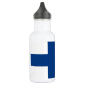Finland Flag Liberty-fles Waterfles (Links)