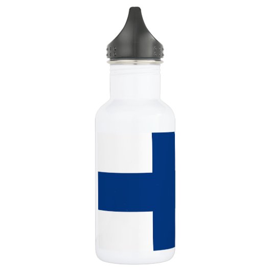 Finland Flag Liberty-fles Waterfles (Links)