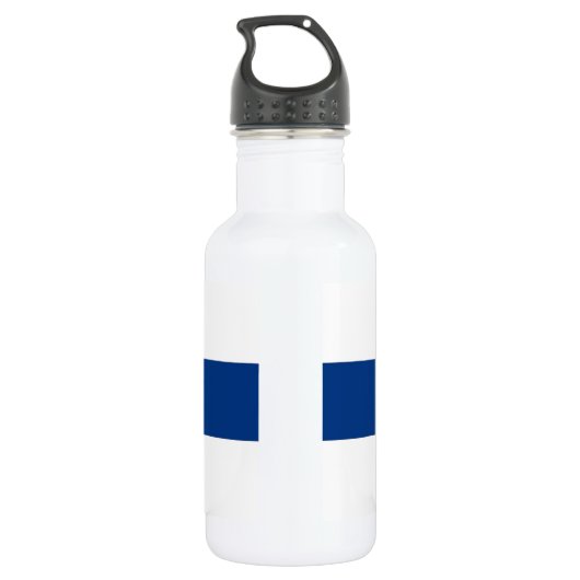 Finland Flag Liberty-fles Waterfles (Achterkant)