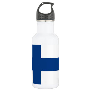 Finland Flag Liberty-fles Waterfles