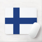 Finland Flag Mousepad Muismat (Met muis)