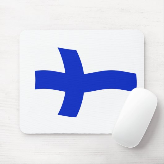 Finland Flag Mousepad Muismat (Met muis)