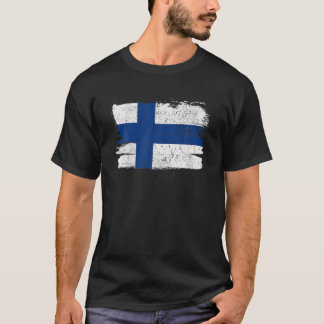 Finland Flag Pride Friendship Proud Peace  T-shirt