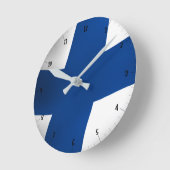 FINLAND FLAG RONDE KLOK (Hoek)