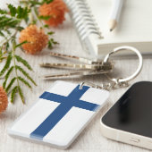 FINLAND FLAG SLEUTELHANGER (Voorkant Rechts)