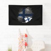 Finland flag spandoek (Insitu)