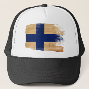 Finland Flag Trucker Hat Pet
