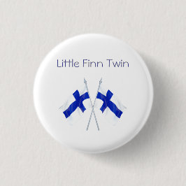 Finland Flag Twin Button