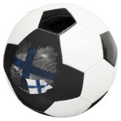 Finland flag voetbal (Drie kwart)