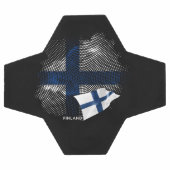 Finland flag voetbal (Enkel)