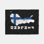 Finland Fleece Deken (Voorkant (Horizontaal))